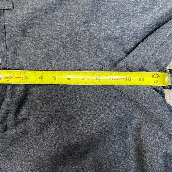 Dockers D2 Khaki Pants Men 34 x 30 Straight Fit Gray Flat Front Office Business - Picture 13 of 16